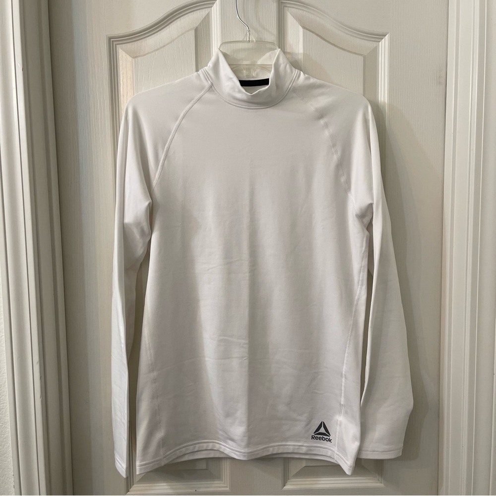 Reebok Cold Weather Compression Top - White.  Mens: Medium